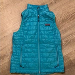 Patagonia blue vest